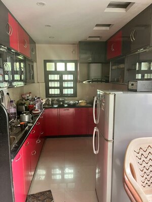 Kitchen in 3 BHK Apartment at Ghrounda – for Rent