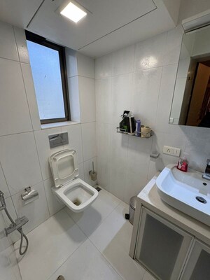 Bathroom in 3 BHK Apartment at Bandra West – for Rent