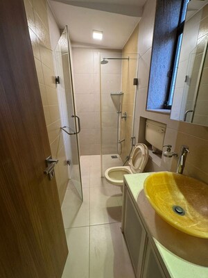 Bathroom in 3 BHK Apartment at Bandra West – for Rent