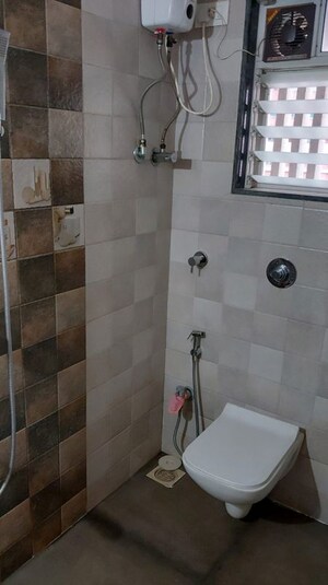 Bathroom in 1 BHK Apartment at Rishab Anton CHS, Kandivali West – for Rent