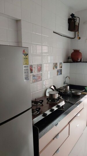 Kitchen in 1 BHK Apartment at Rishab Anton CHS, Kandivali West – for Rent