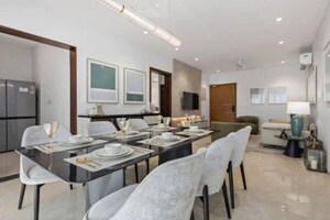 Dining area in 3 BHK Apartment at Mahaveer Sitara, Jp Nagar – for Sale