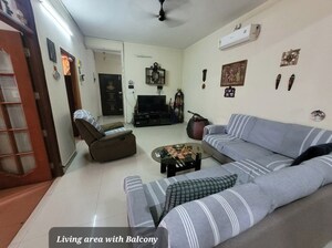 Living Room in 3 BHK Apartment at SRK Gardens, Kudlu Gate – for Rent