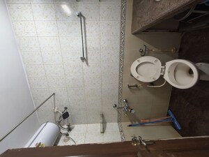 Bathroom in 2 BHK Apartment at Harshvardhan CHS Powai, Powai – for Rent