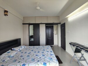 Bedroom in 2 BHK Apartment at Shree Sai Kuteer, Thanisandra Main Road – for Rent