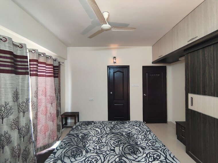 Bedroom, shree-sai-kuteer 2 Bedroom 1250 Sq.Ft. Apartment In Thanisandra Main Road Bangalore 10622479