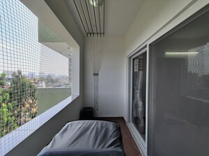 Building Lobby in 2 BHK Apartment at Shree Sai Kuteer, Thanisandra Main Road – for Rent