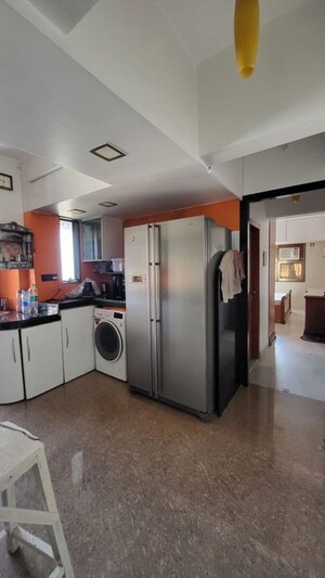 Kitchen in 3 BHK Apartment at Royal Classic Co Op Society, Andheri West – for Rent