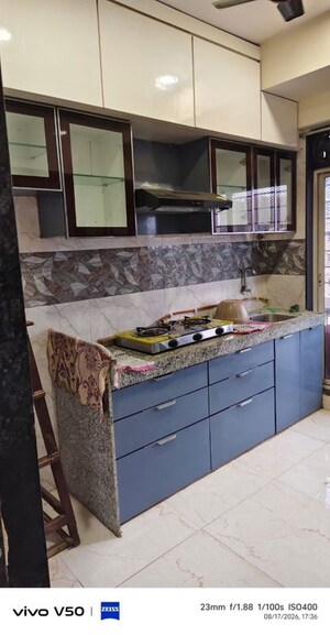 Kitchen in 2 BHK Apartment at The Heights, Andheri East – for Rent