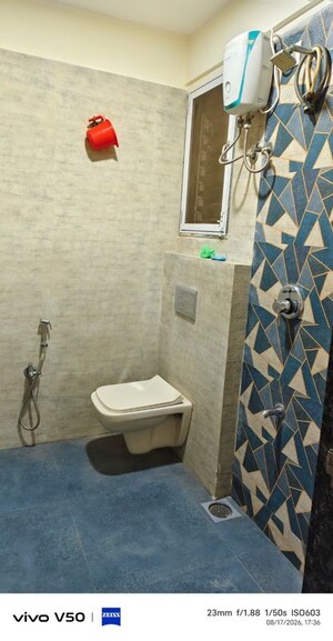 Bathroom in 2 BHK Apartment at The Heights, Andheri East – for Rent