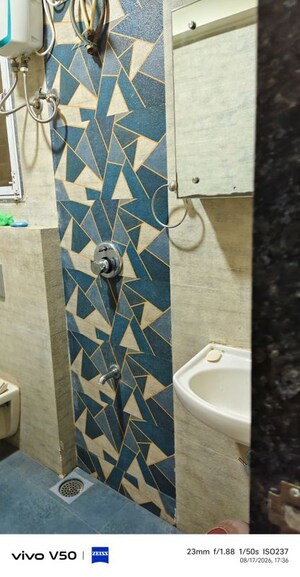 Bathroom in 2 BHK Apartment at The Heights, Andheri East – for Rent