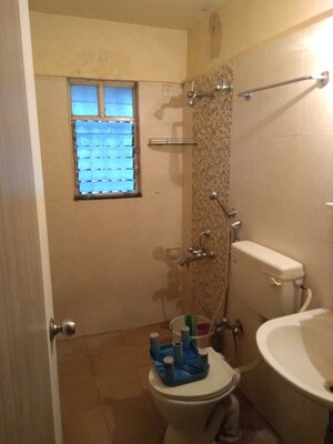 Bathroom in 2 BHK Apartment at B.U.Bhandari Everglade, Kharadi – for Rent