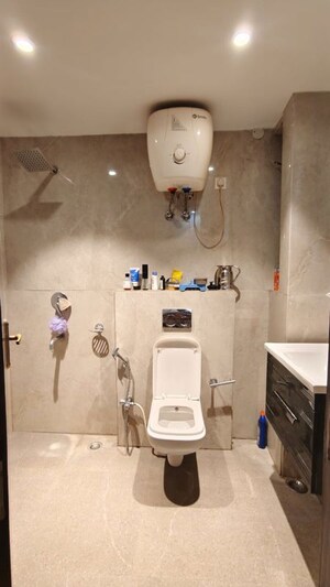 Bathroom in 2.5 BHK Apartment at Unitech The Residences Sector 33, Sector 33 – for Rent