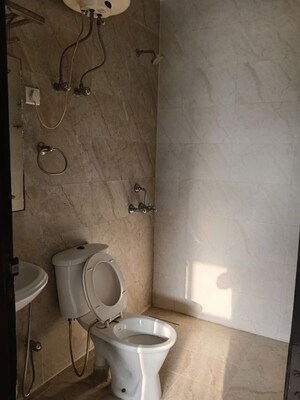 Bathroom in 2 BHK Builder Floor at Sushant Lok I – for Rent