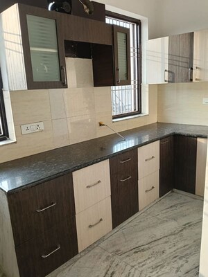 Kitchen in 2 BHK Builder Floor at Sushant Lok I – for Rent
