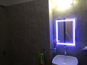 Bathroom in 2 BHK Apartment at Romell Aether, Goregaon East – for Rent