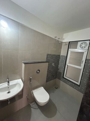Bathroom in 3 BHK Apartment at K Raheja Sterling, Mohammadwadi – for Rent