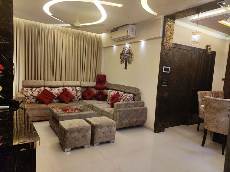 Living Room, rhythm-serenity-heights 2 Bedroom 1050 Sq.Ft. Apartment In Andheri East Mumbai 10622648