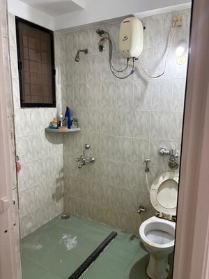 Bathroom in 2 BHK Apartment at Vijay Wimbledon Park, Vartak Nagar – for Rent