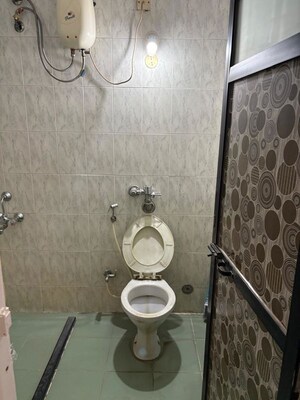 Bathroom in 2 BHK Apartment at Vijay Wimbledon Park, Vartak Nagar – for Rent