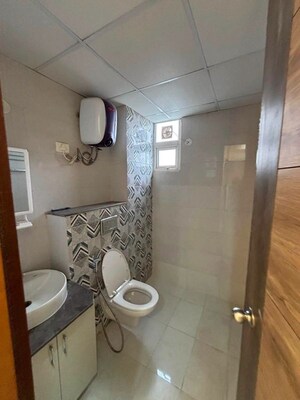 Bathroom in 3 BHK Apartment at Trident Embassy, Sector 1 Greater Noida – for Rent