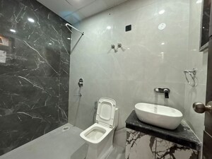 Bathroom in 3 BHK Builder Floor at Dlf Phase I – for Rent