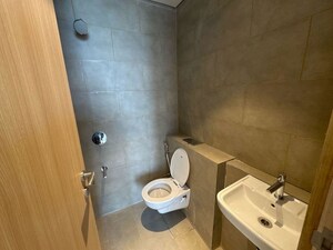 Bathroom in 3 BHK Apartment at Rustomjee Crown, Prabhadevi – for Rent
