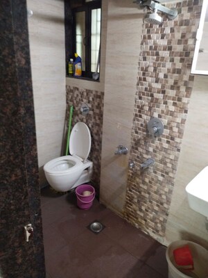 Bathroom in 2 BHK Apartment at Prakruti Park, Brahmand – for Rent