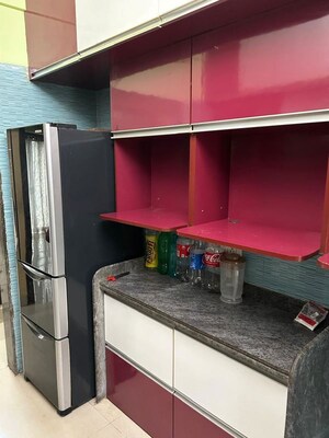 Kitchen in 3 BHK Apartment at Tharwani Rosewood Heights, Kharghar Sector 10 – for Rent
