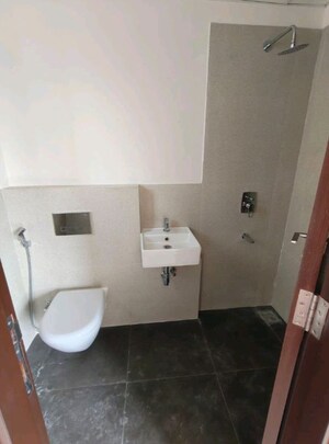 Bathroom in 1 BHK Apartment at Piramal Vaikunth, Balkum Pada – for Rent