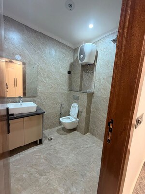 Bathroom in 4 BHK Builder Floor at Saket – for Rent