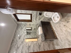 Bathroom in 4 BHK Builder Floor at Saket – for Rent