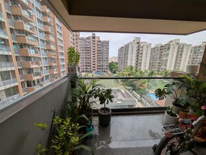 Balcony in 4 BHK Apartment at Avirat Silver Harmony, Gota – for Rent
