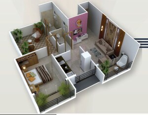 Furnished Amenities in 1 BHK Apartment at Bramharaj Orchid, Sector 9e Airoli – for Sale
