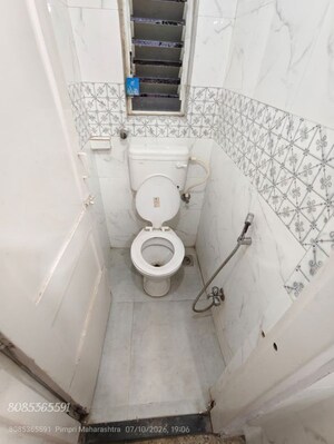 Bathroom in 3 BHK Apartment at Futuristic Millefiori, Wakad – for Rent