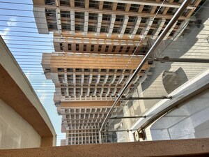 Balcony in 2.5 BHK Apartment at Siddharth Nagar CHS Goregaon, Goregaon West – for Rent