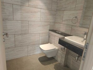 Bathroom in 4 BHK Apartment at Rustomjee Crown, Prabhadevi – for Rent