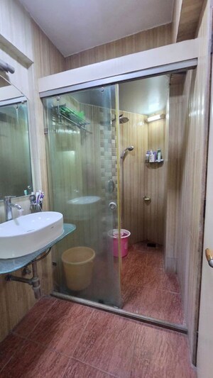 Bathroom in 3 BHK Apartment at GHP Neptune Suncity, Vikhroli West – for Rent