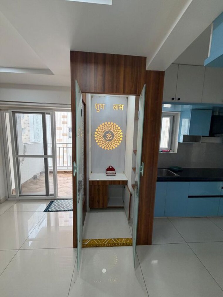 Living Room, ambience-courtyard 2 Bedroom 1150 Sq.Ft. Apartment In Manikonda Hyderabad 10623095