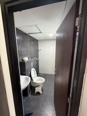 Bathroom in 2 BHK Apartment at Ambience Courtyard, Manikonda – for Rent