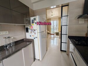 Kitchen in 3 BHK Apartment at Eskay Itus Apartment, Andheri West – for Rent