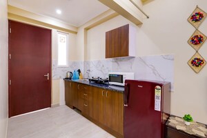 Kitchen in 1 RK Independent House at Sector 14 – for Rent