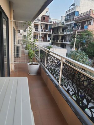 Balcony in 1 RK Independent House at Sector 14 – for Rent