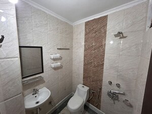 Bathroom in 3 BHK Builder Floor at Saket – for Rent