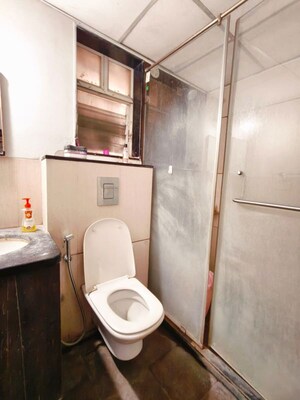 Bathroom in 2 BHK Apartment at Panama Silver Stone, Handewadi – for Rent