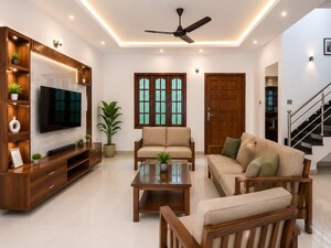 Living Room in 3 BHK Villa at Punkunnam – for Sale