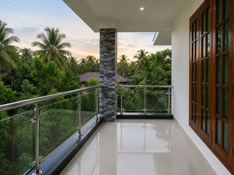 Balcony, punkunnam 3 Bedroom 1500 Sq.Ft. Villa In Punkunnam Thrissur 10623160