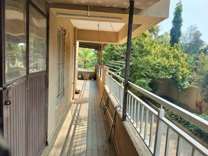 Balcony in 3 BHK Apartment at Sai Aura Ville, Bavdhan – for Rent