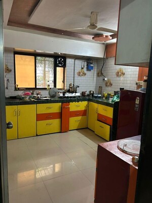 Kitchen in 2 BHK Apartment at Ganadhish Empire CHSL, Pimple Saudagar – for Rent