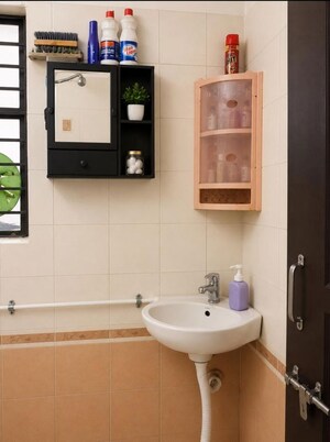 Bathroom in 2 BHK Apartment at Sarala Roses, Baner – for Rent